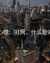 用户心理：91网，什么是91用户