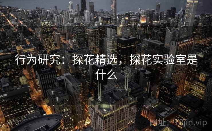 行为研究：探花精选，探花实验室是什么